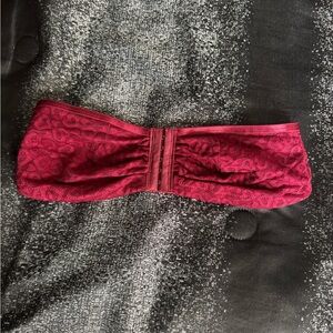 Victoria's Secret Red Lace Bandeau